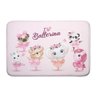 Tapete Infantil Rosa Bailarina Safari Para Porta de Entrada Emborrachado - 2