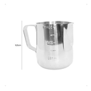 Ver imagem 5 de Leiteira Jarra Inox Cremeira 350ml Lyor Leiteira Jarra Inox Cremeira Pitcher Barista 350ml