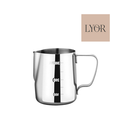 Ver imagem 2 de Leiteira Jarra Inox Cremeira 350ml Lyor Leiteira Jarra Inox Cremeira Pitcher Barista 350ml
