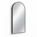 Ver imagem 2 de Espelho Decorativo Arco Borda Preta 60x120cm Goldenx Luxo