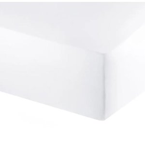 Lençol Queen Bud Vision 300 Fios com Elástico Buddemeyer Branco