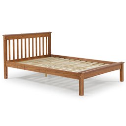 Cama Casal Inglesa em Madeira Maciça Mv Outlet Mel - 2
