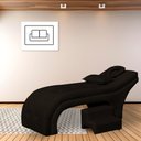 Ver imagem 2 de Maca Mesa Estética Facial Cílios Sobrancelhas Salão Massagem Veludo 70 cm - Estopar Maca Botonê Velu