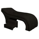 Ver imagem 1 de Maca Mesa Estética Facial Cílios Sobrancelhas Salão Massagem Veludo 70 cm - Estopar Maca Botonê Velu