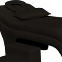 Ver imagem 4 de Maca Mesa Estética Facial Cílios Sobrancelhas Salão Massagem Veludo 70 cm - Estopar Maca Botonê Velu