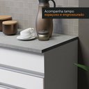 Ver imagem 6 de Cozinha Compacta Madesa Glamy 150001 com Armário e Balcão (Com Tampo) Branco Cor:Branco