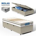 Ver imagem 5 de Cama Box Baú com Colchão de Molas Ensacadas Double Face Pillow Euro Alfa Probel Solteiro 88cm