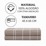 Kit 5 Pano Prato Copa Atoalhado Xadrez 100% Algodão Colorido - 7