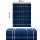 Ver imagem 4 de Kit 5 Pano Prato Copa Atoalhado Xadrez 100% Algodão Colorido