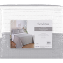 Ver imagem 3 de Kit Colcha Duo Grid Queen 3 Peças Cinza Sultan