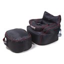 Ver imagem 1 de Kit Pufe Gamer Trono - Puff Poltrona sem Estrutura de Madeira, Impermeável, com Enchimento