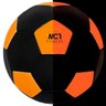 Bola Futebol Preto Laranja Florescente Neon Esporte Treinamento Criança Adulto – Wct Fitness - 2