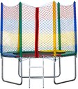 Ver imagem 1 de Cama Elástica Pula Pula 1,83 Fechamento Ziper Colorida 100% Nacional Suporta até 160kg