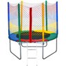 Cama Elástica Pula Pula 1,83 Fechamento Ziper Colorida 100% Nacional Suporta até 160kg - 4