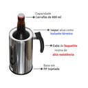 Ver imagem 3 de Porta Garrafa 600ml Camisinha Cerveja Isopor Termico Inox
