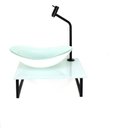 Ver imagem 1 de GABINETE DE VIDRO COM CUBA OVAL COM TAMPO 40CM BRANCO FULL