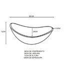 Ver imagem 3 de GABINETE DE VIDRO COM CUBA OVAL COM TAMPO 40CM BRANCO FULL