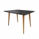 Ver imagem 1 de Mesa Sala Jantar Veneza Tampo Vidro 120x90cm