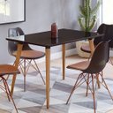 Ver imagem 2 de Mesa Sala Jantar Veneza Tampo Vidro 120x90cm