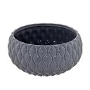 Ver imagem 1 de Vaso Decorativo Cerâmica Cinza 19x19x5cm Mabruk