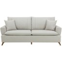 Ver imagem 2 de Sofa 3 Lugares 200 cm Eron Linho Bege Vazzano