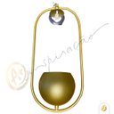 Ver imagem 7 de Pendente Terrário Globo de Vidro com Suporte para Plantas Jardim Varanda Coberta Dourado Fosco