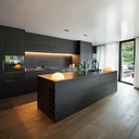 Ver imagem 2 de Perfil Embutir Led 25x7mm Preto 2x1m Gesso Incorporato Ilunato