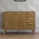 Ver imagem 2 de Balcão de Cozinha para Pia 120 Cm Urbane 3 Portas 2 Gavetas Freijó - Kits Paraná