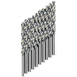 Jogo de 10 Brocas Aço Rápido Metal 1/4 Polegadas - Starfer