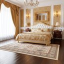 Ver imagem 2 de Tapete Persa Iraniano Bege Ideal para Sala Hall de Entrada e Quarto 2,00x3,00cm
