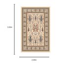 Ver imagem 3 de Tapete Persa Iraniano Bege Ideal para Sala Hall de Entrada e Quarto 2,00x3,00cm
