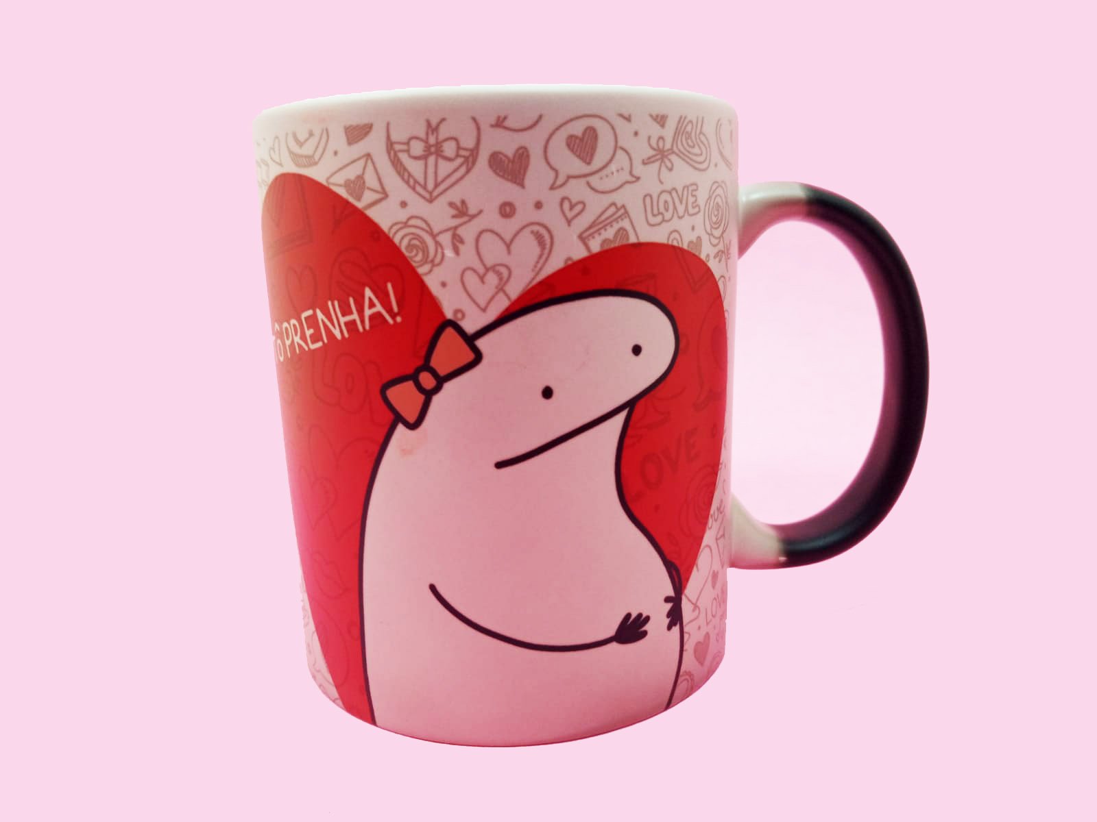 Caneca mágica Revelação Gravidez + Chaveiro Lembrança - 3