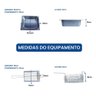 Fritadeira Elétrica Industrial Antichamas 2 Cubas 10 Litros - 5