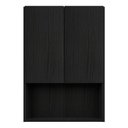 Ver imagem 6 de Armário de Banheiro/Lavanderia com 02 Portas Multimóveis Preto