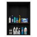 Ver imagem 5 de Armário de Banheiro/Lavanderia com 02 Portas Multimóveis Preto