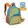 Kit Infantil Dinossauros Mochila Costas com Dois Estojos Escolares - 3