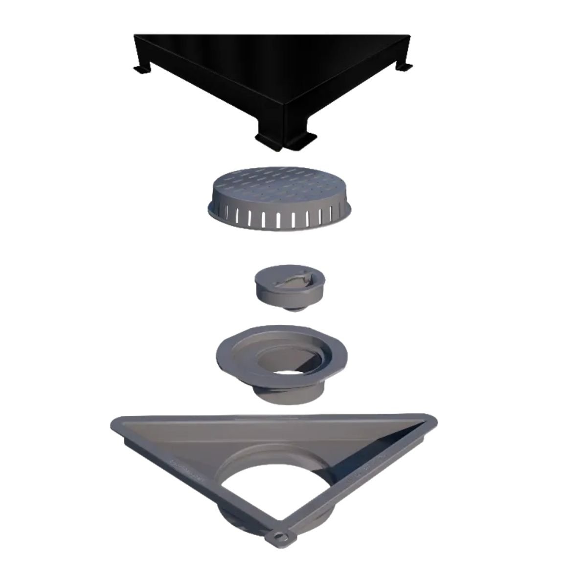 RALO LINEAR VERTEX TAMPA INOX BLACK MATTE ELLEVE - 2