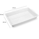 Ver imagem 3 de Bandeja Plasvale 17L Grande Retangular Plástica de Açougue para Alimentos Multiuso