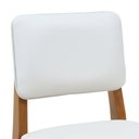 Ver imagem 6 de Banqueta Paris Madeira Maciça Assento C/ 68cm Altura - Amêndoa - Assento Estofado Corano Bege
