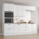 Ver imagem 1 de Cozinha Compacta 271,5cm 5 Peças 10 Portas 5 Gavetas Americana Henn