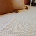 Ver imagem 3 de Tapete Artesanal Sala Quarto Algodão Cru Geométrico 200 X 300