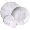 Ver imagem 1 de Aparelho de Jantar 24 Peças em Porcelana Decorada Tramontina Arbo Pratos Xícaras Pires 6 Pessoas
