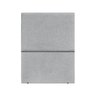 Cabeceira Estofada Solteiro Luna 90cm Boucle Cinza - 2