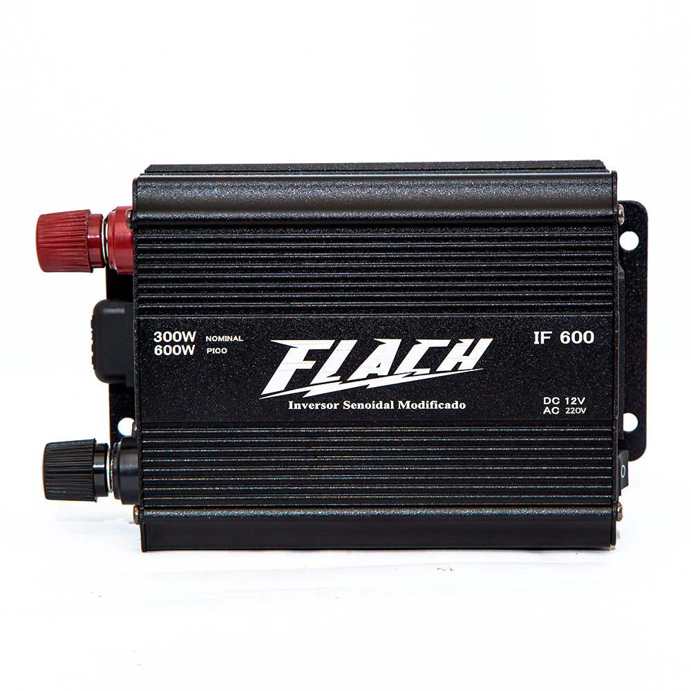 Inversor de Tensão IF600 - 12v/220v - 300W Nominal 600W Pico