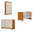 Ver imagem 2 de Quarto para Bebê Completo com Berço Evolution 4 em 1 Zaki Bege/Areia Fosco/Savana