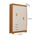 Ver imagem 3 de Quarto para Bebê Completo com Berço Evolution 4 em 1 Zaki Bege/Areia Fosco/Savana
