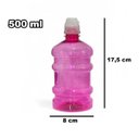 Ver imagem 4 de Garrafa de Água Galão Squeeze 500ml Treino Fitness Top Rosa