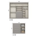 Ver imagem 3 de Conjunto Quarto Adulto Americano Cinza