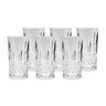 Jogo de 6 Copos Altos em Vidro Lapidado - Brinox Haus 300ml - 1