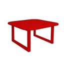 Ver imagem 5 de Mesa De Centro Lateral De Apoio Para Sala Estar Square Vermelho Laca